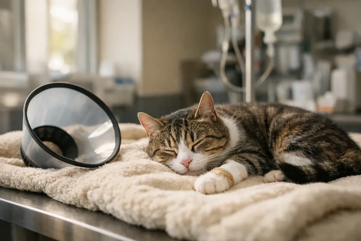 Stérilisation du chat : combien ça coûte et comment ça se passe