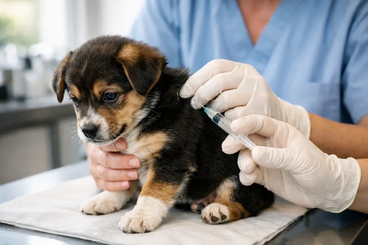 Calendrier des vaccins du chiot et prix par injection